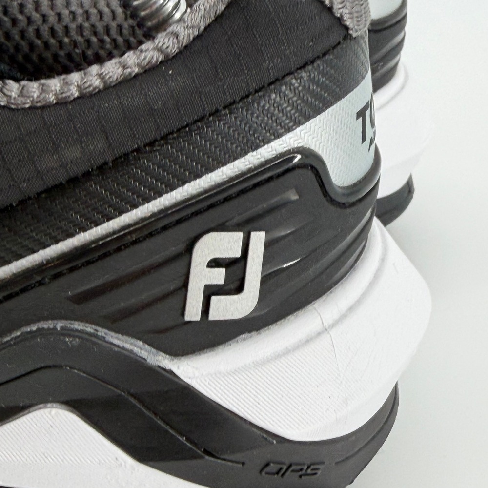 FootJoy Tour Alpha Golf Shoes Mens 8 Black White Spiked 55537 OPS Stability NWOT - Picture 5 of 11